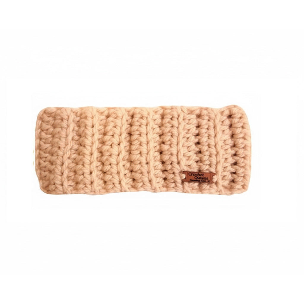 Handmade Crochet Woolen Headband for WOMEN - FreeSize