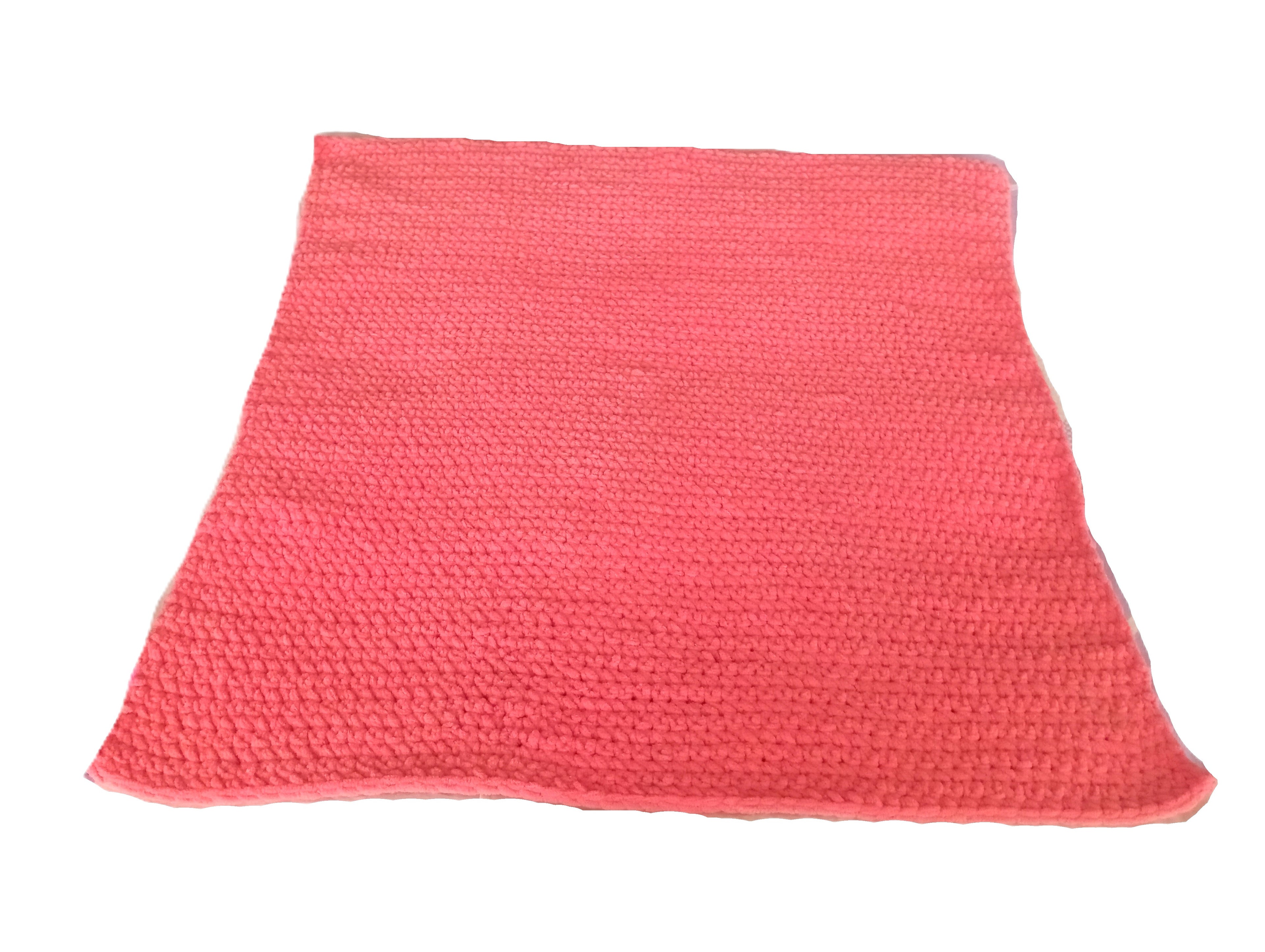 SuperSoft Baby Blanket 33X30 inches - Dark Peach