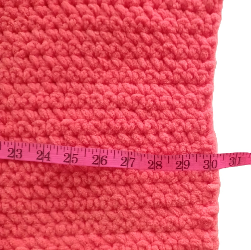 SuperSoft Baby Blanket 33X30 inches - Dark Peach