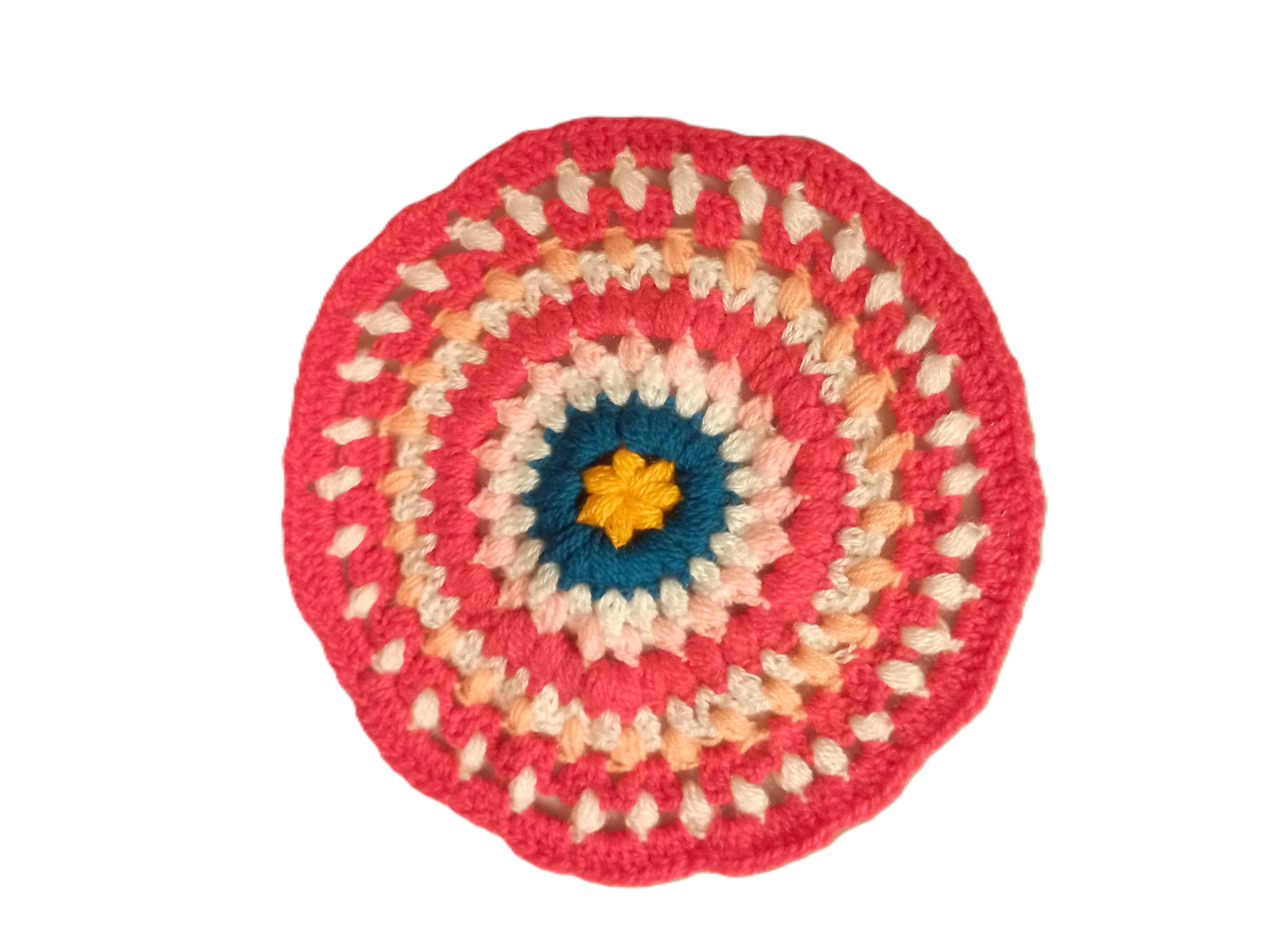 Handmade Crochet Thalposh / Plate cover