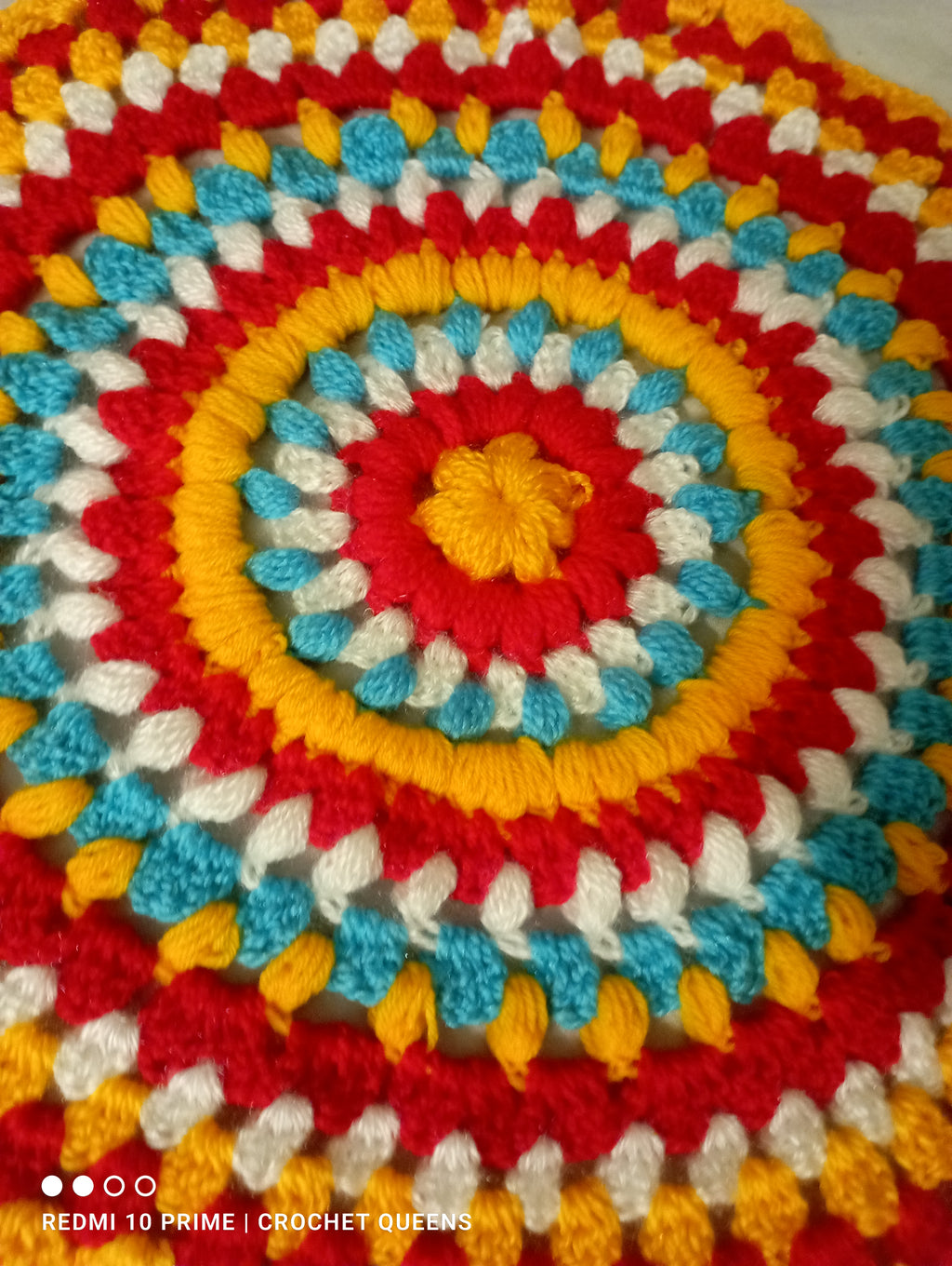 Handmade Crochet Thalposh / Plate cover