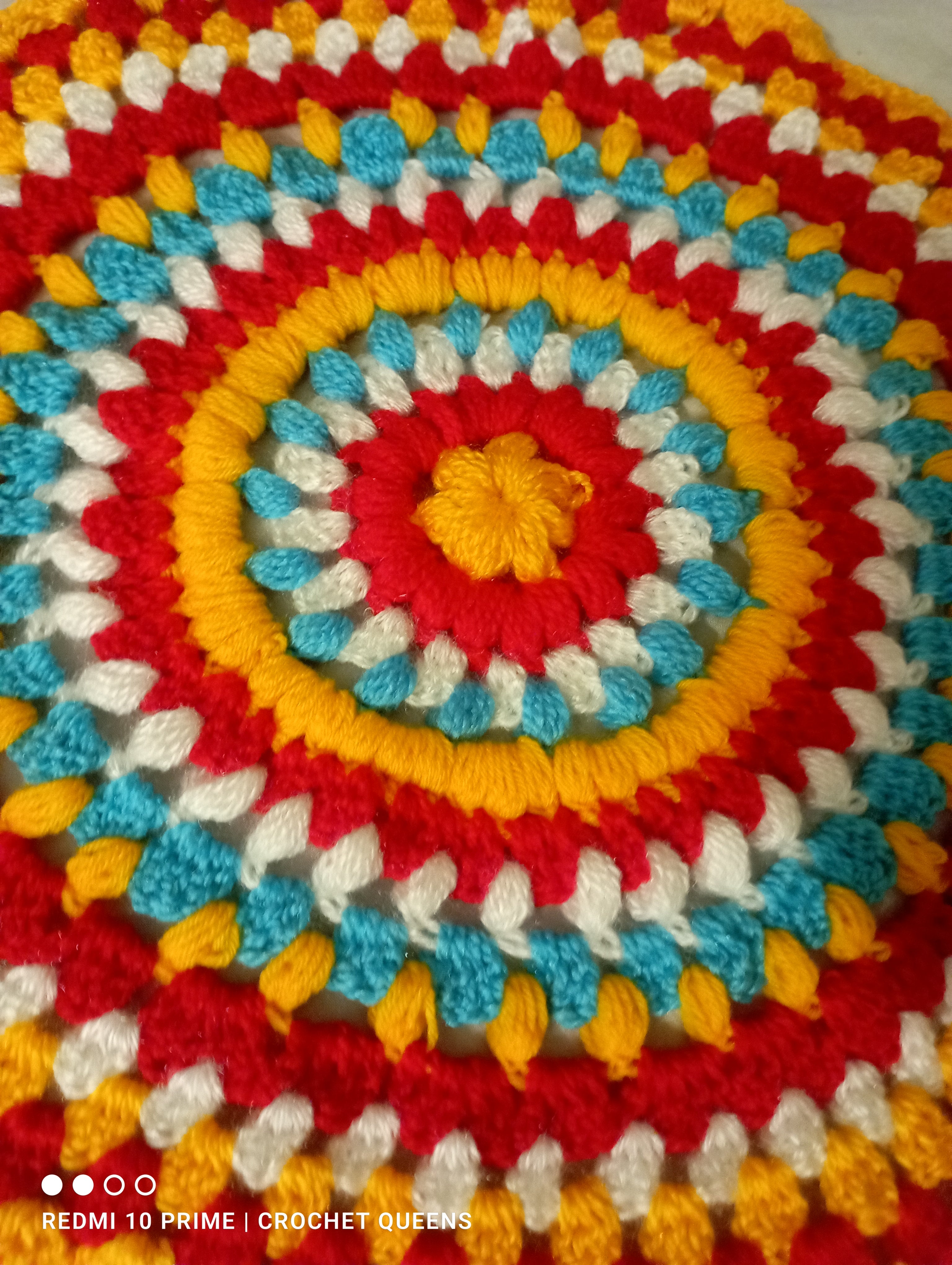 Handmade Crochet Thalposh / Plate cover