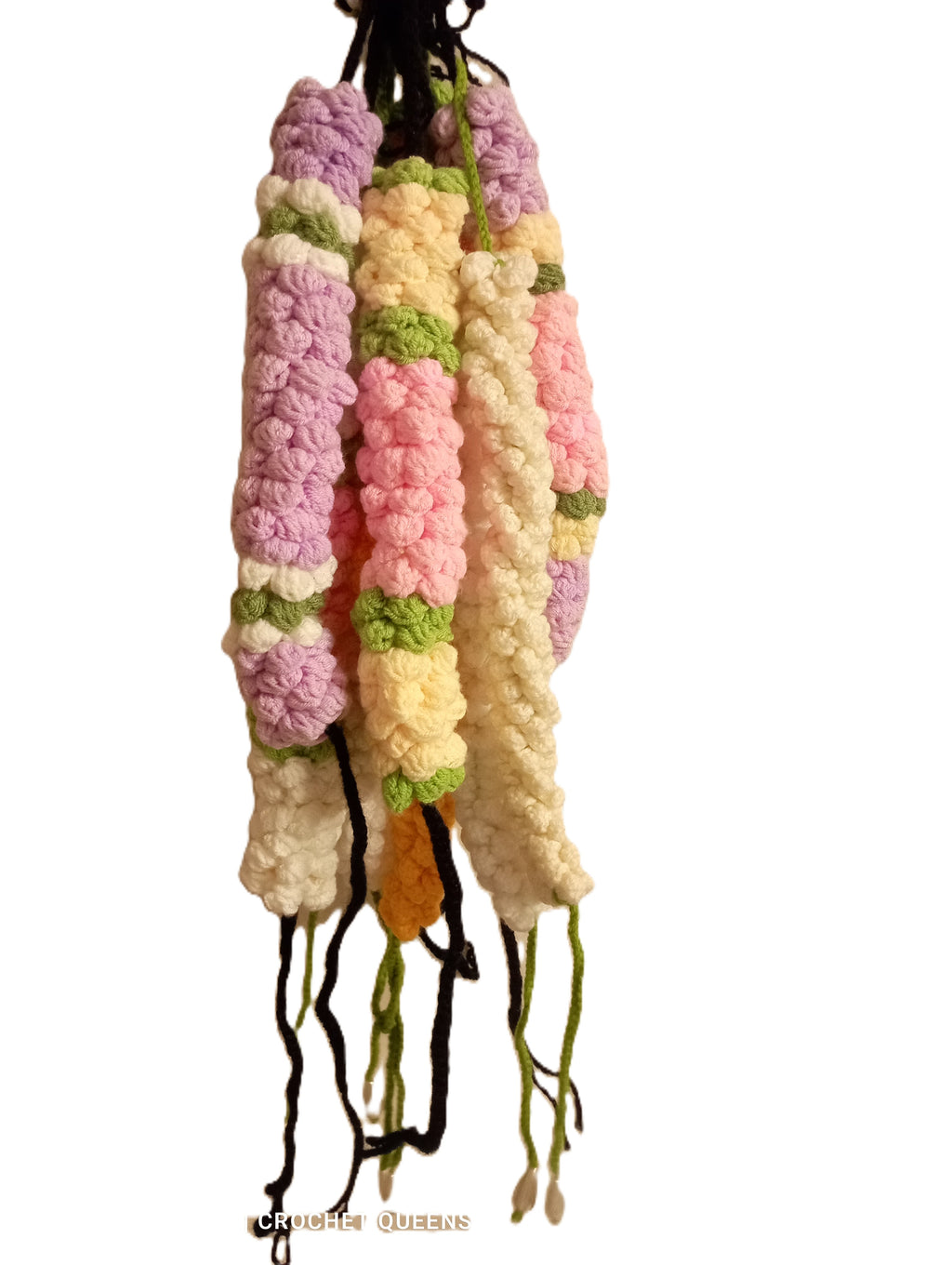 Handmade Crochet Gajra - Multicolor