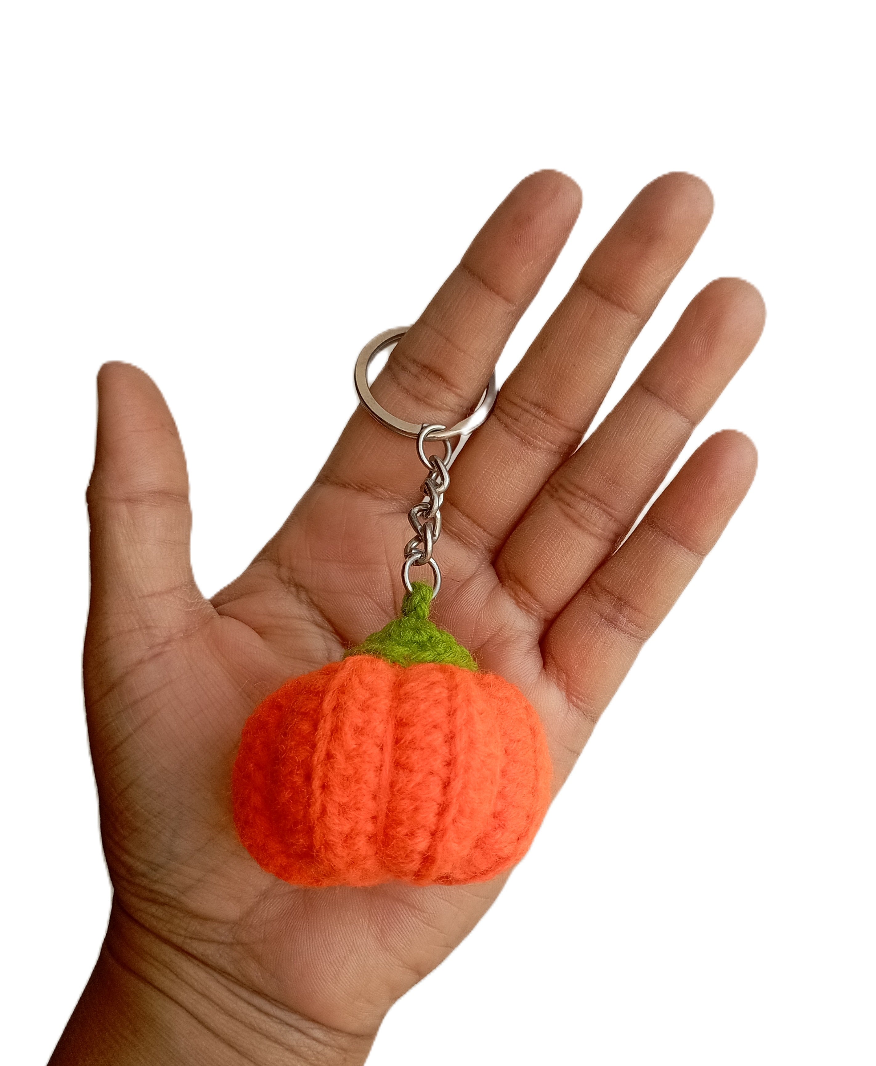 Handmade Crochet Keychains - Pumpkins