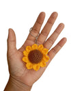 Handmade Crochet Keychains - Sunflower