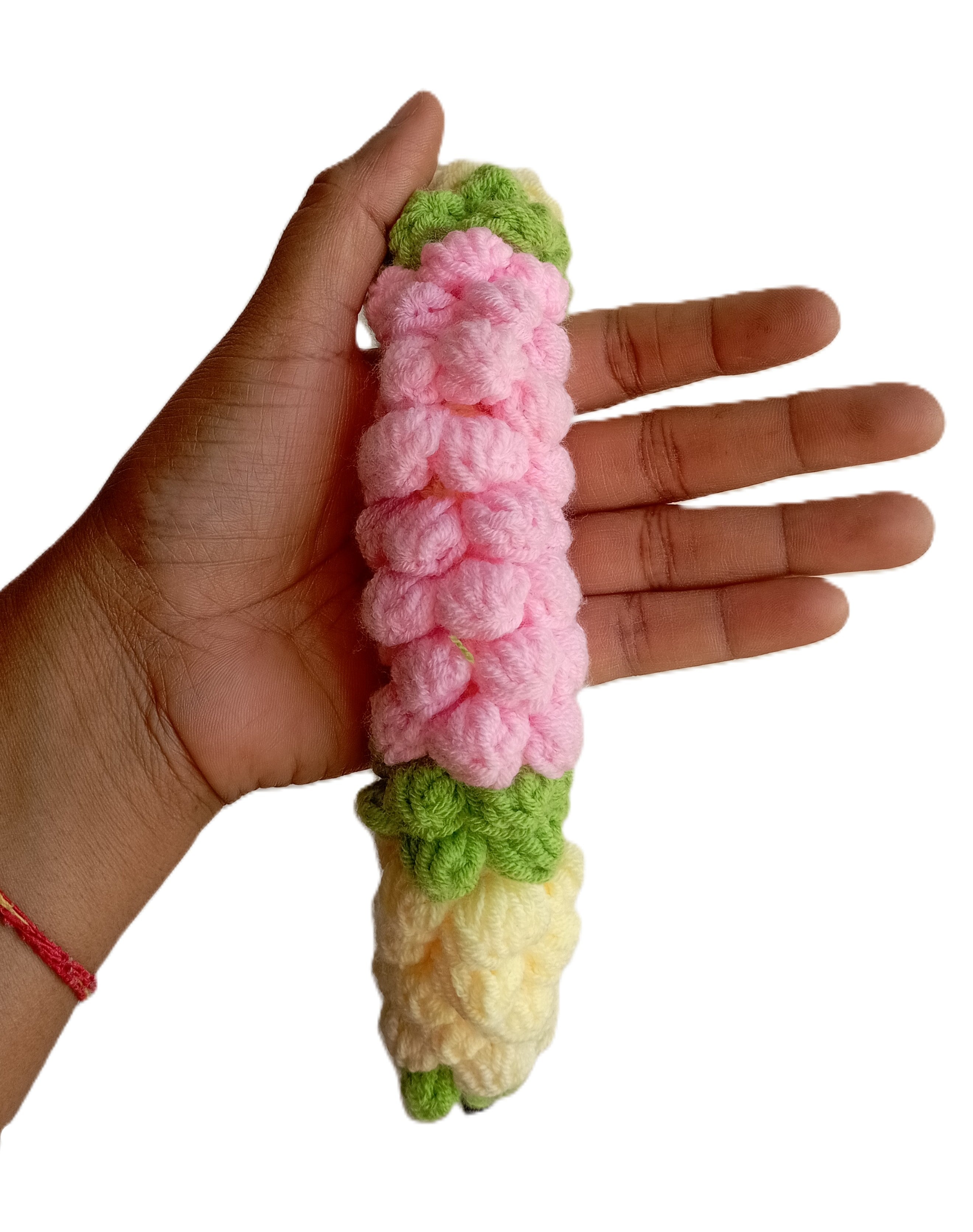 Handmade Crochet Gajra - Multicolor