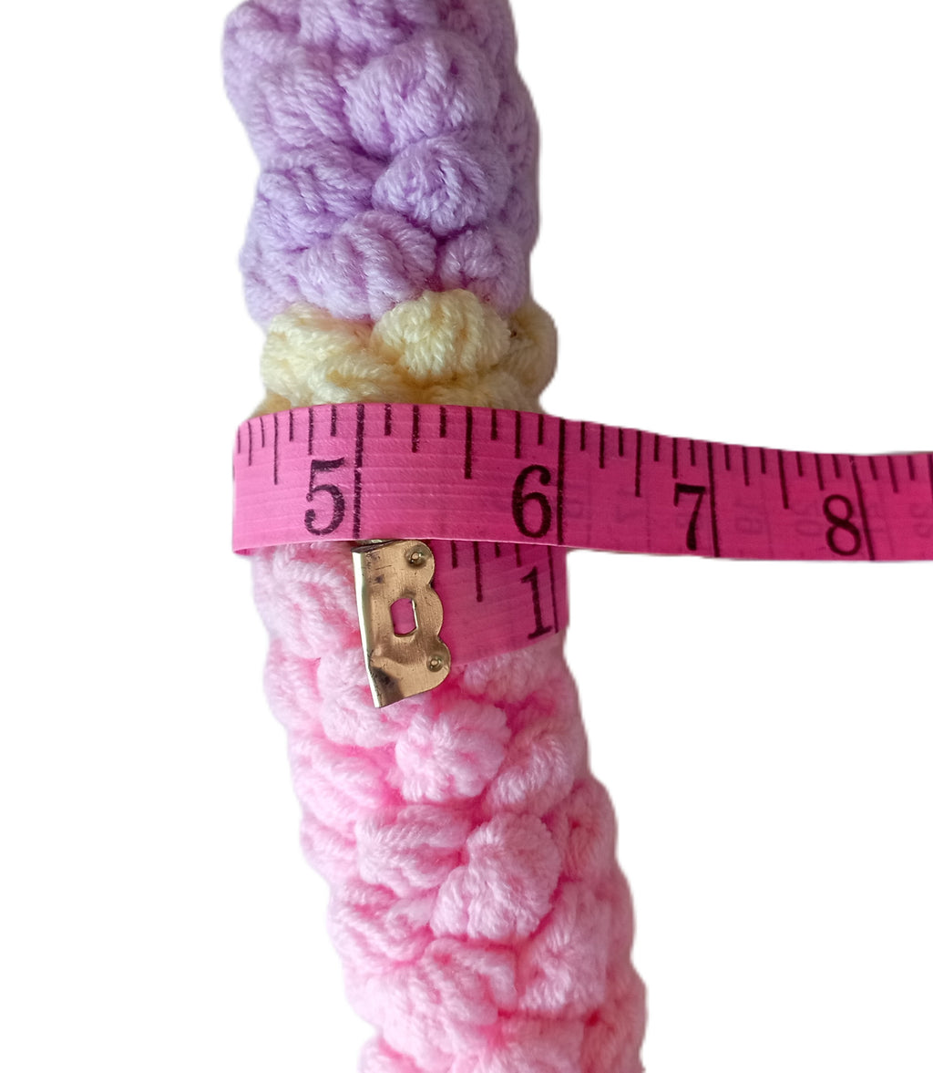 Handmade Crochet Gajra - Multicolor