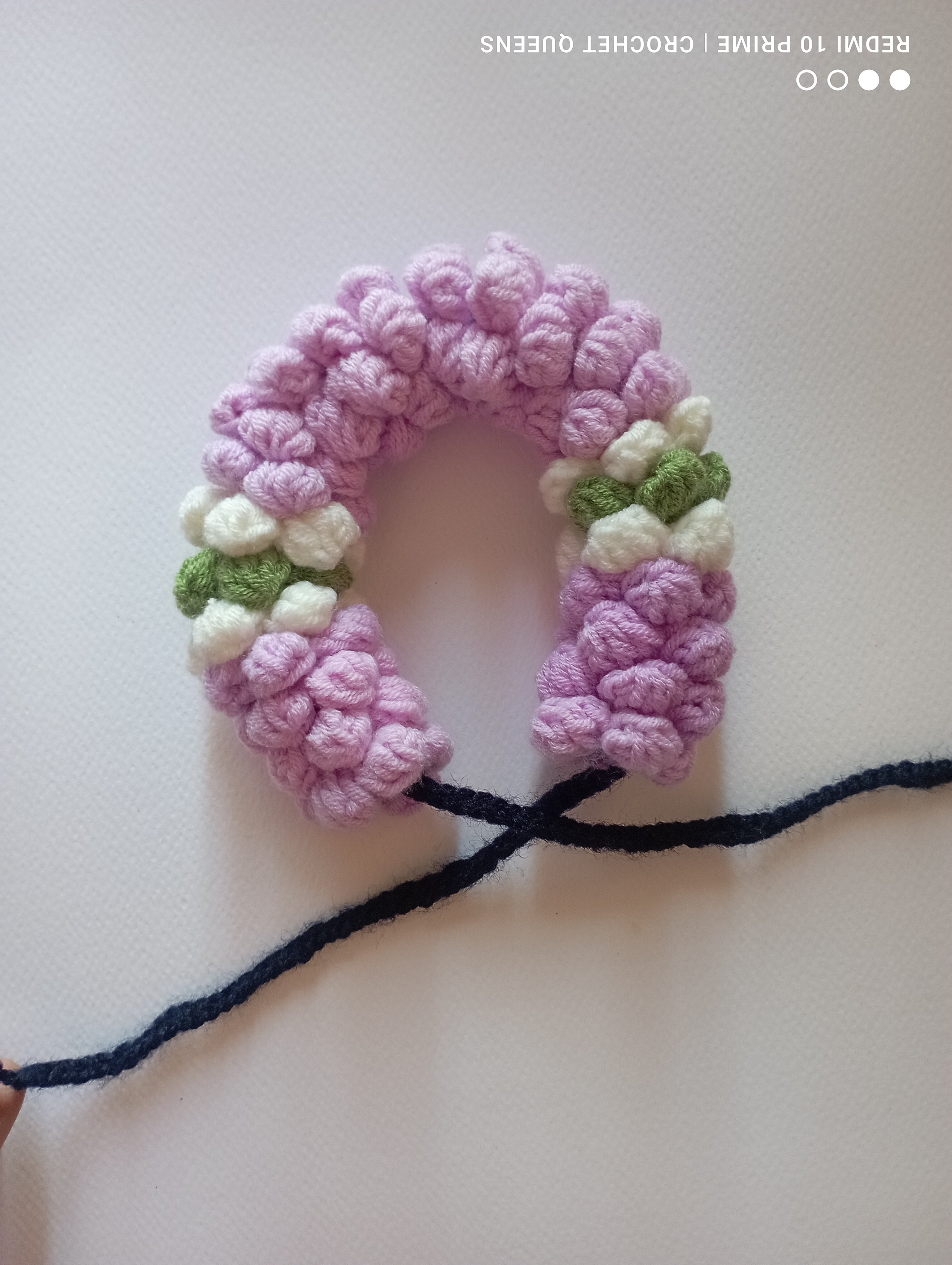 Handmade Crochet Gajra - Multicolor
