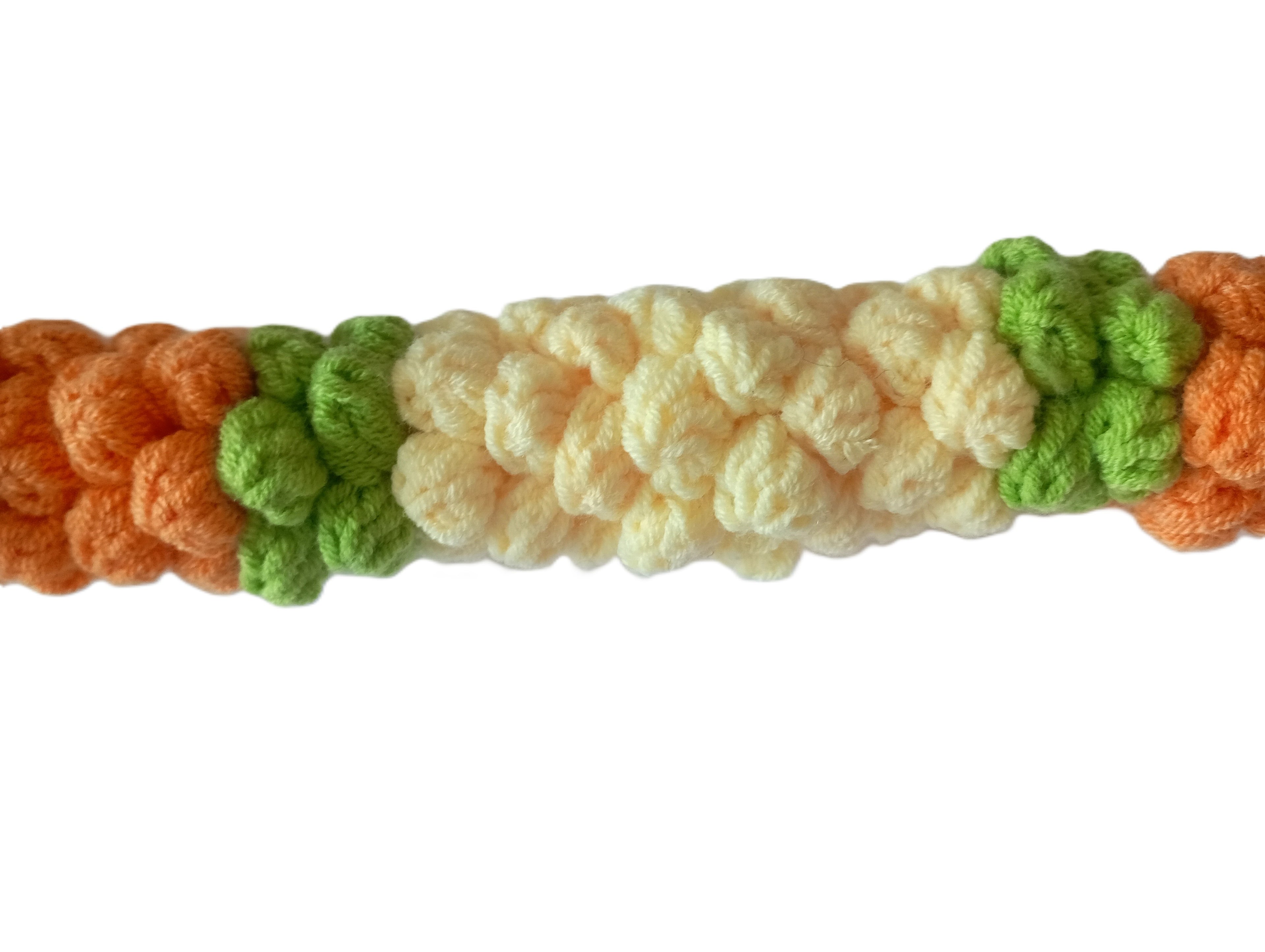 Handmade Crochet Gajra - Multicolor