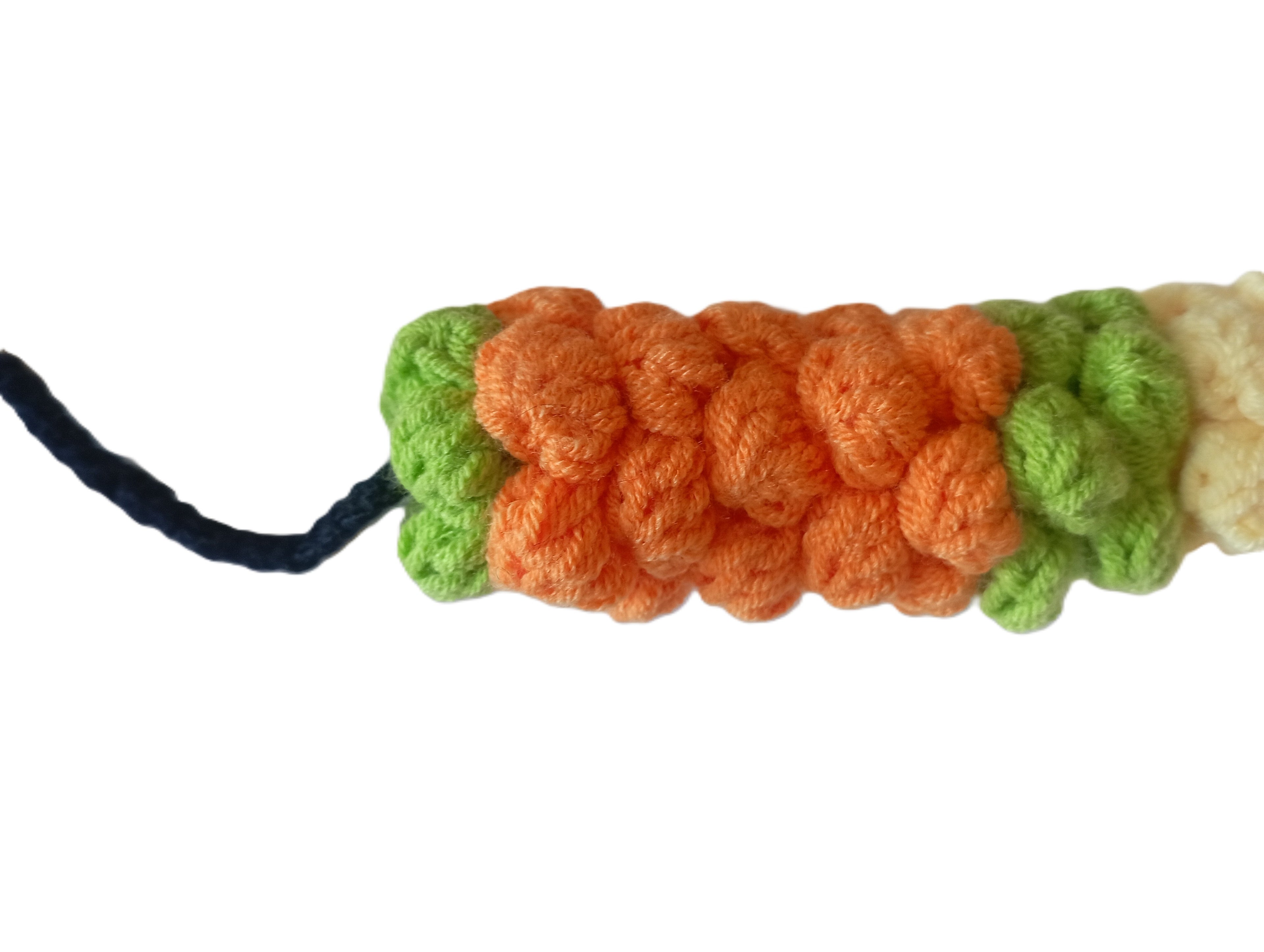 Handmade Crochet Gajra - Multicolor