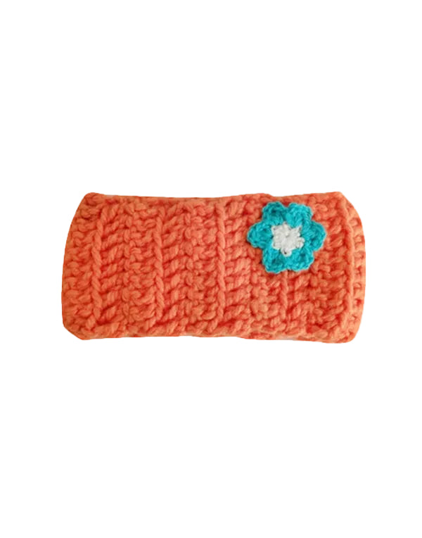 Handmade Crochet Headbands with flower for GIRLS - 3-14 years
