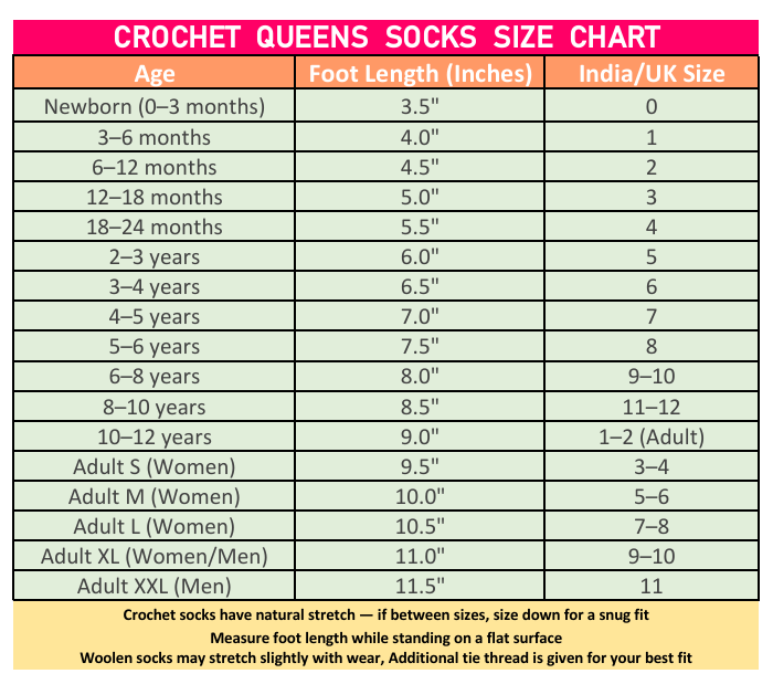 Handmade Crochet Woolen Socks for Women