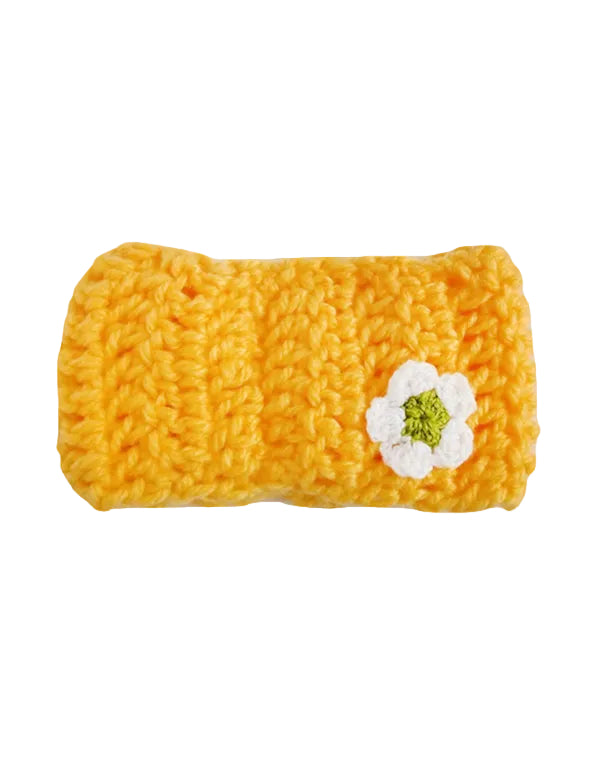 Handmade Crochet Headbands with flower for GIRLS - 3-14 years
