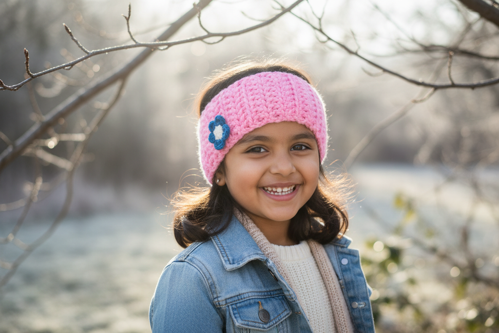 Baby Pink Flower Headband – Girl Kid