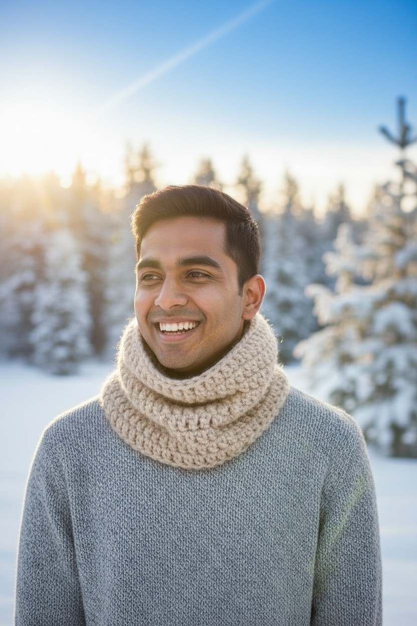 Beige Cowl Sunshine