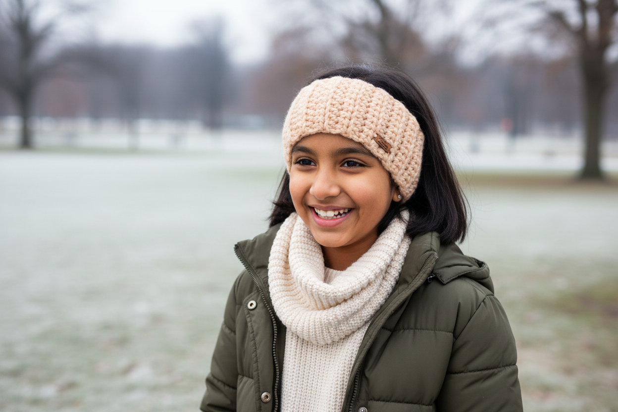 Beige – Kids Slim Headband