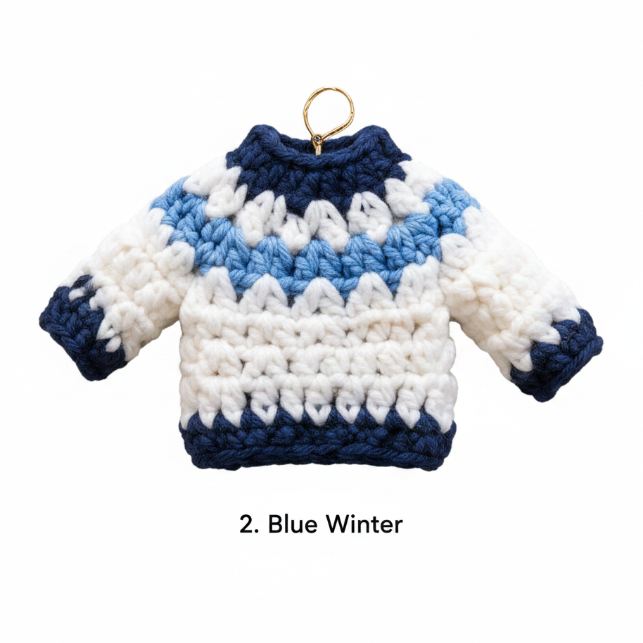 Adorable Handmade sweaters for Shree LadduGopal & RadhaRani ji - Full Sleeves