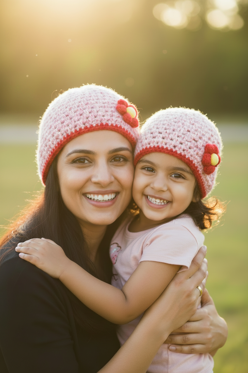 Both Wearing Beanies