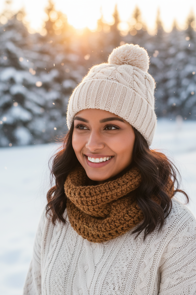 Handmade Woolen COWLS made from thick soft yarn - Men & Women