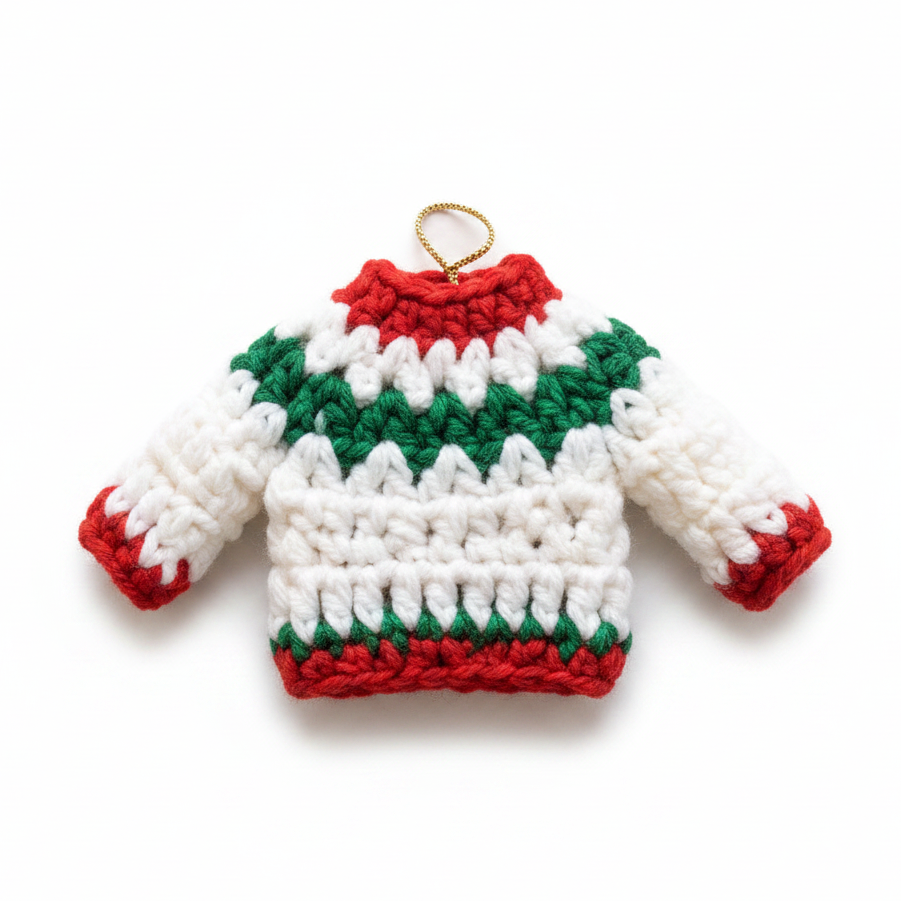 Adorable Handmade sweaters for Shree LadduGopal & RadhaRani ji - Full Sleeves