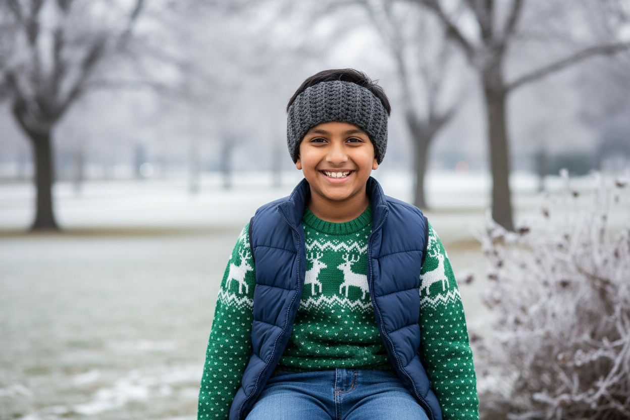 Dark Gray – Kids Slim Headband