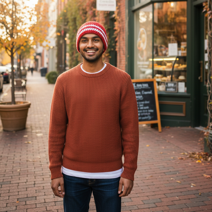 Handmade Premium Beanie for MEN - M, L, XL