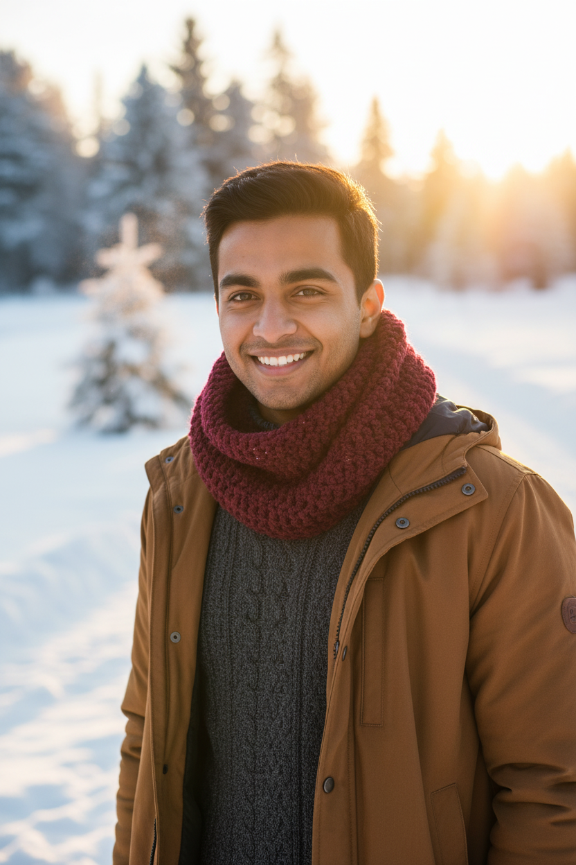 Handmade Woolen COWLS made from thick soft yarn - Men & Women