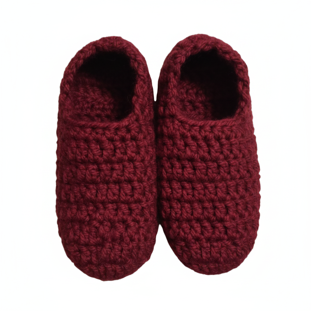 Handmade Crochet Woolen Socks for Women