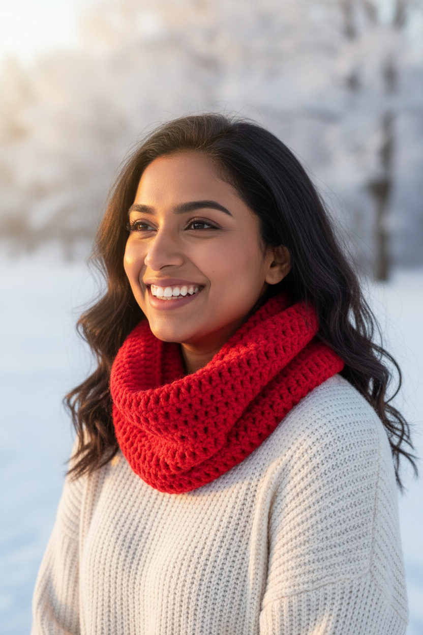 Handmade Woolen COWLS made from thick soft yarn - Men & Women