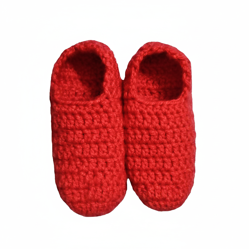 Handmade Crochet Woolen Socks for Women